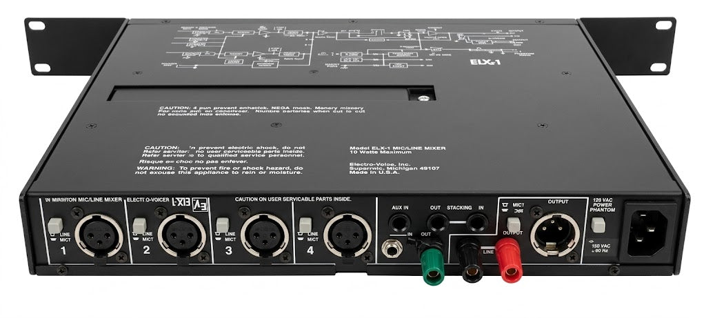 Electro-Voice ELX-1 Mic/Line Mixer, 4 Channel - USED