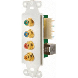 Legrand - OnQ Cat5 Component Video Digital Audio Strap - White