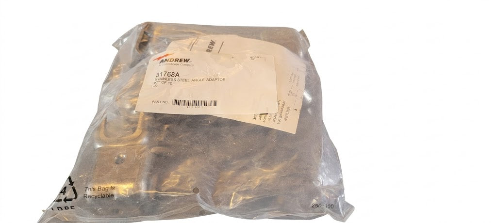 Andrew 31768A Angle Adapter 3/8" Tapped Hole, Bag of 10