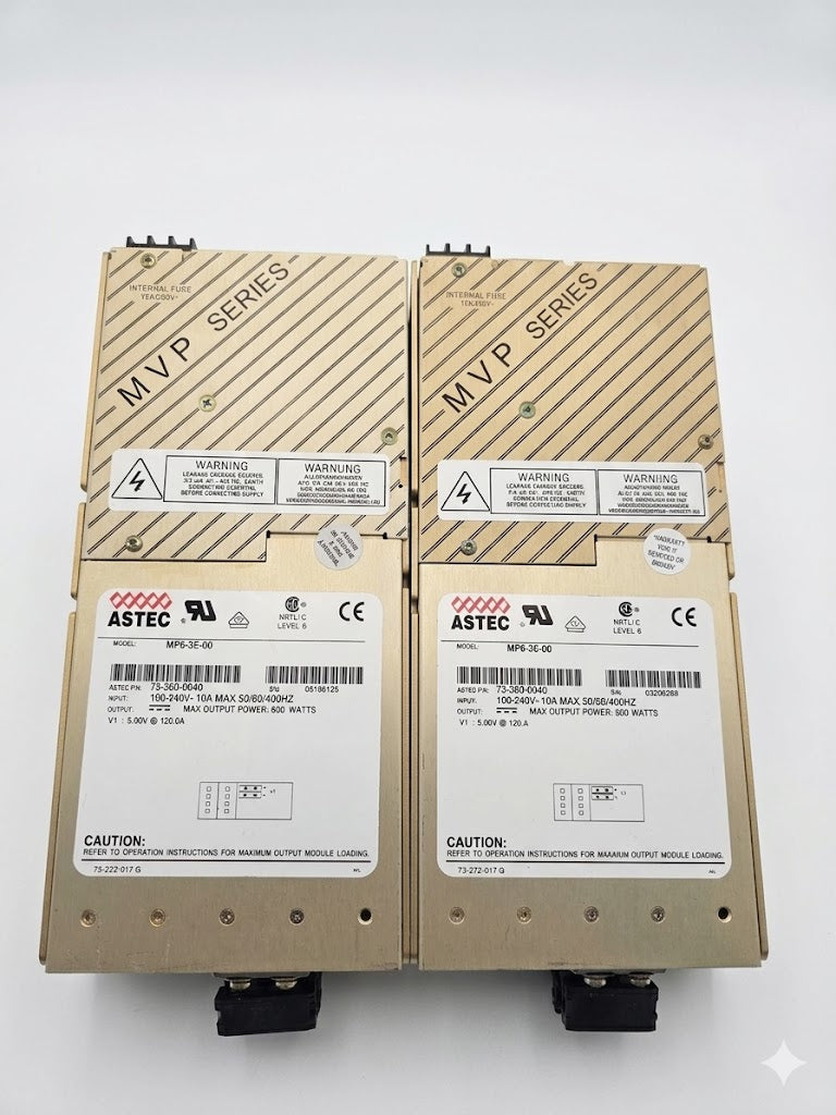 ASTEC (Advanced Energy) MP6-3E-00 Power Supply,  Lot of 2 - USED