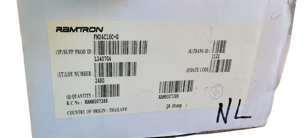 Ramtron, IC FRAM memory, 100 unit sleeves
