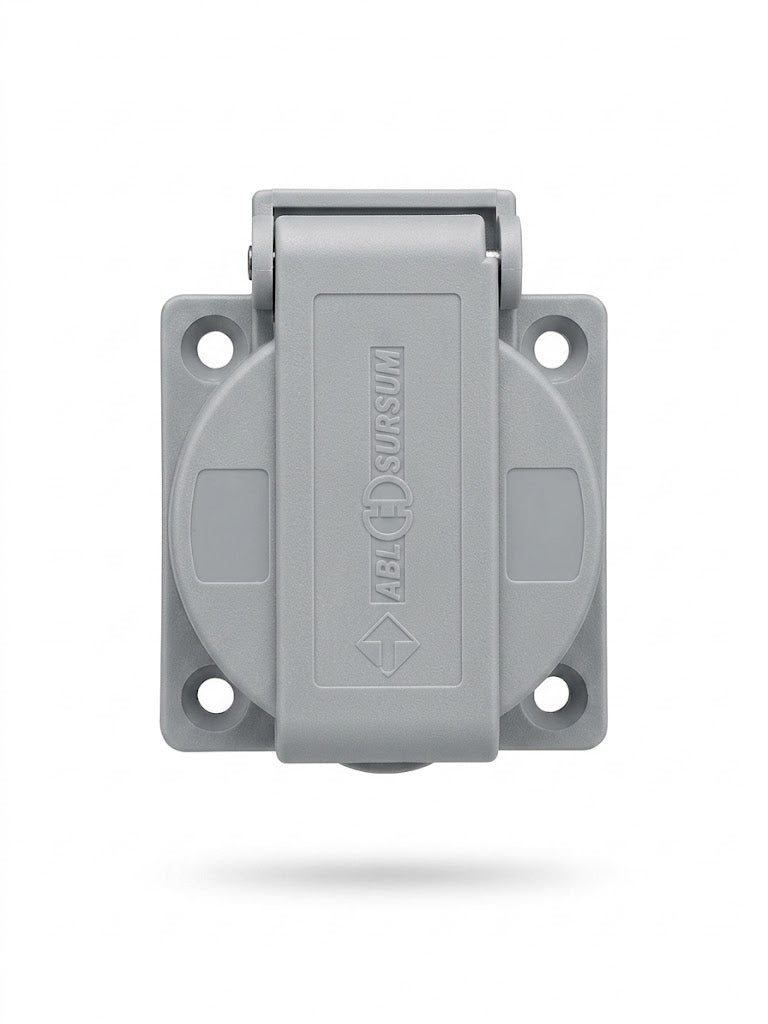 ABL Sursum 1461060 Schuko Type F EU Mains Socket 16A 250V Panel Mount - Box of 95