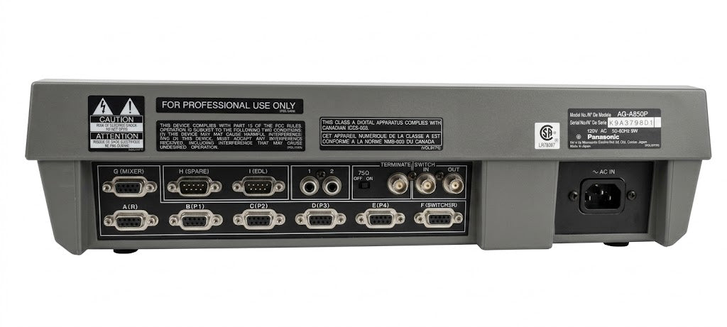 Panasonic AG-A850P Multi-Event Edit Controller - USED