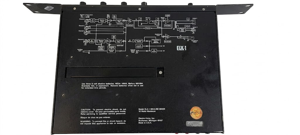 Electro-Voice ELX-1 Mic/Line Mixer, 4 Channel - USED