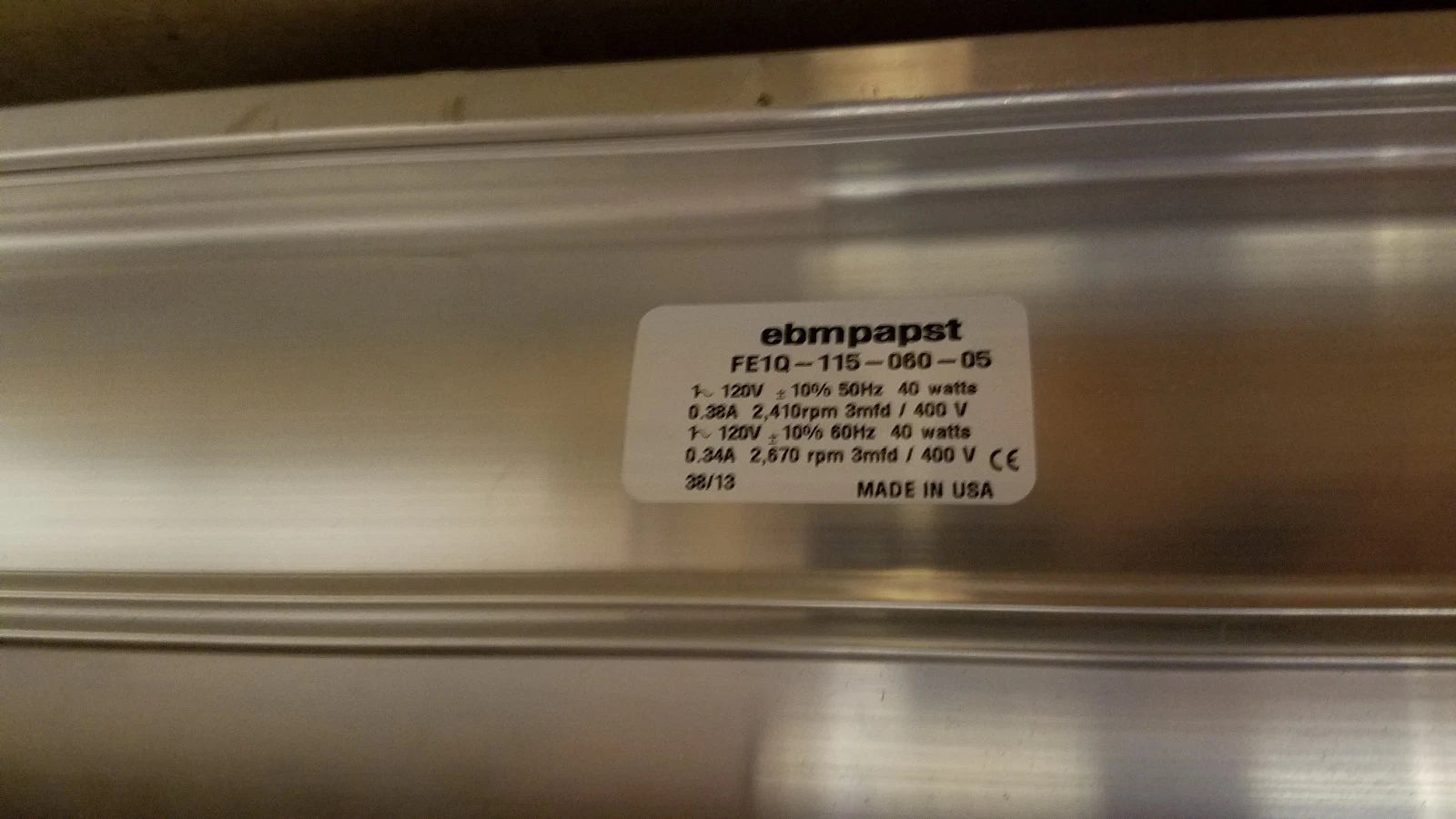 EBM-PAPST FE1Q-115-060-05 Crossflow (Tangential) Blower Fan